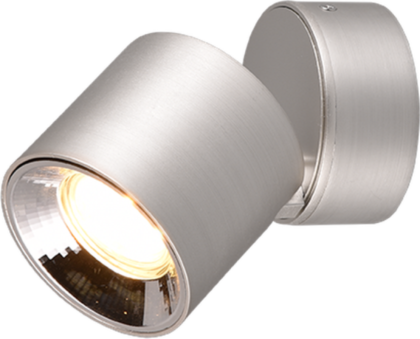 Guayana tak/vegg spot 1-lys GU10 - Kan felles inn - Matt nikkel