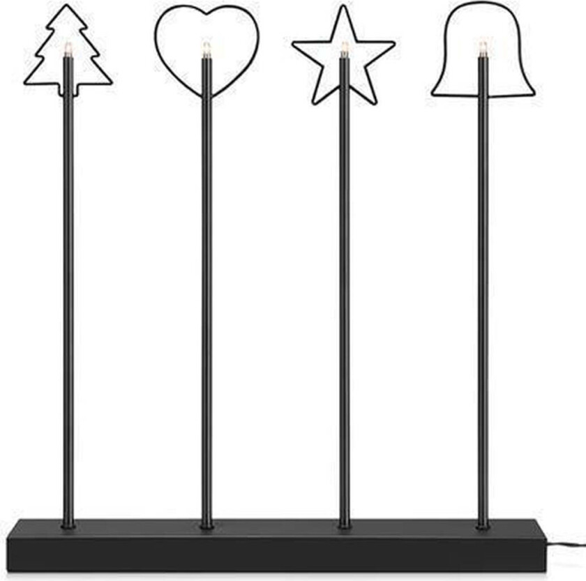 Ginger adventsstake - Svart - Svart - Svart