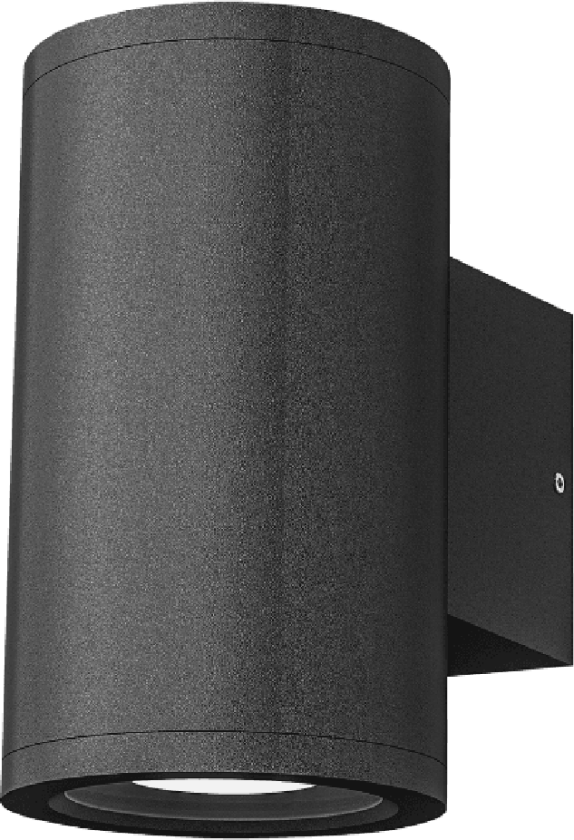 Gemma vegglampe utendørs opp/ned GU10 IP54 - Mørk grå - Grå