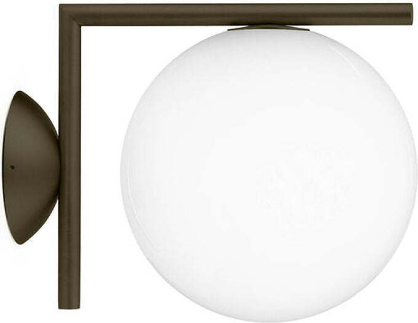 IC w1 utendørs vegglampe - brun - Brun