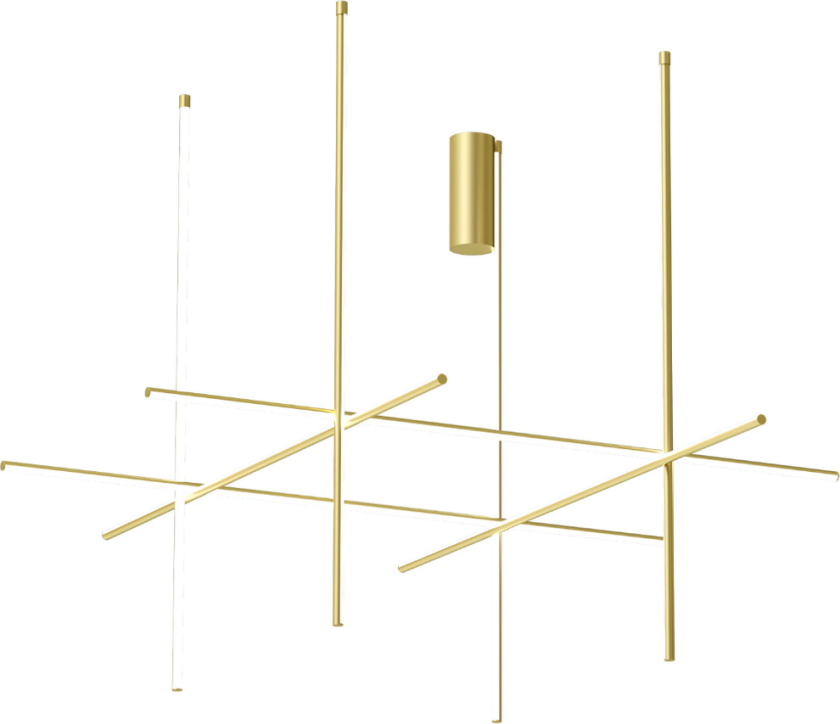 Coordinates C4 Long taklampe - Messing