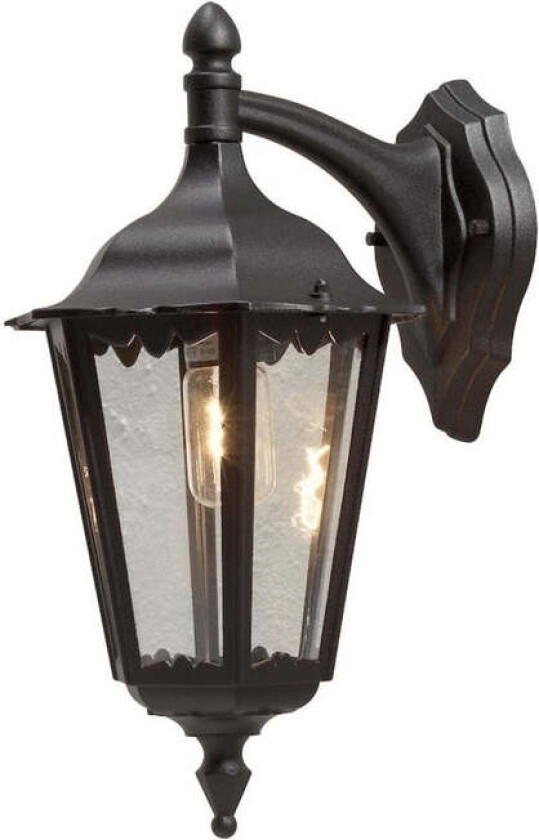 Firenze vegglampe 48 ned - Svart - Svart
