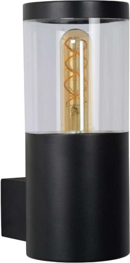 Fedor vegglampe utendørs IP44 E27 - Svart - Svart