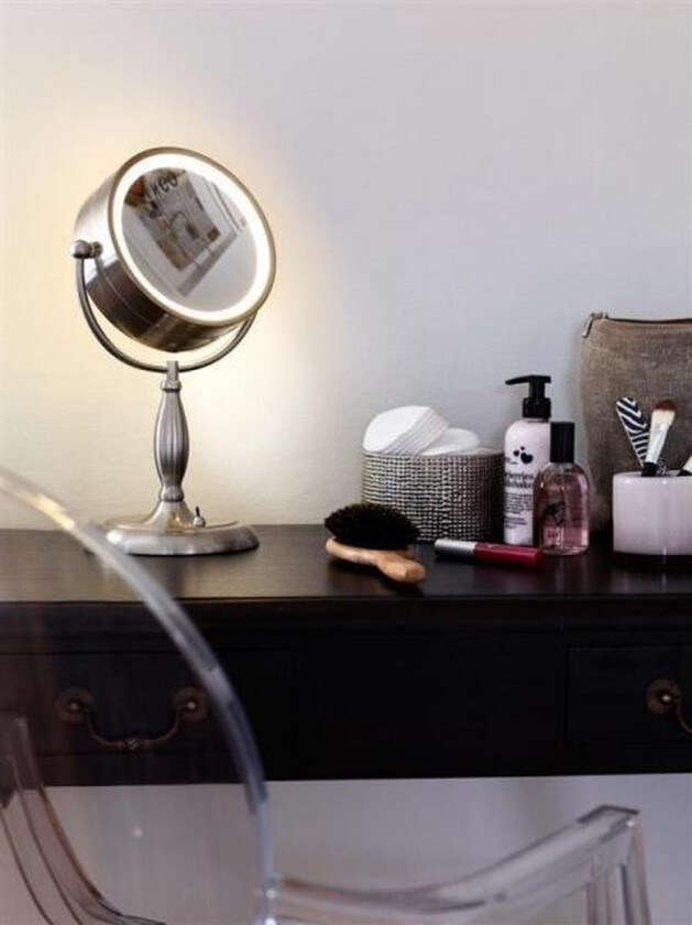 Face sminkespeil med lys - Stål - Stål