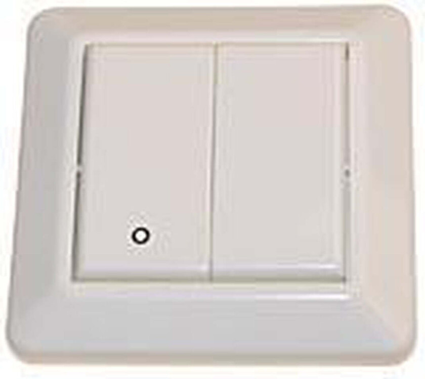 Bilde av bryter Rs 16/2+1 innfelt - Hvit