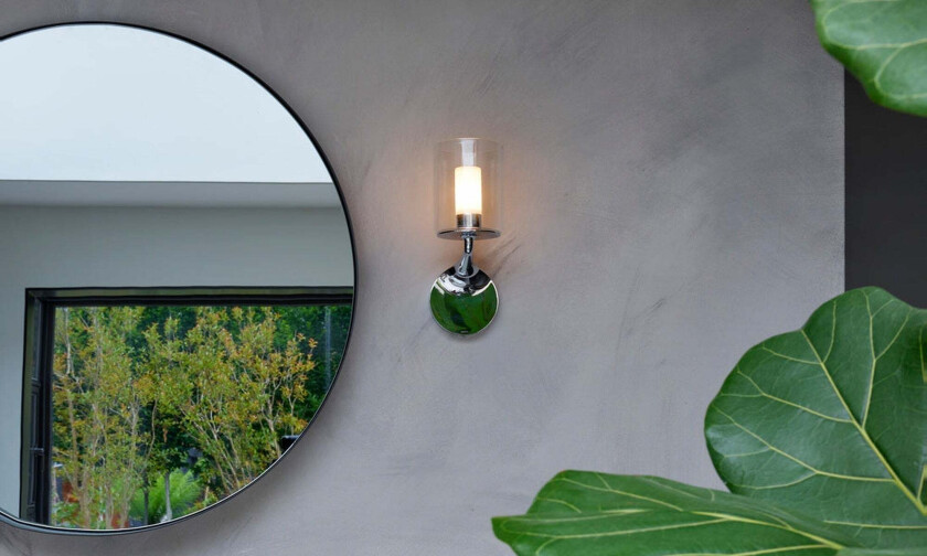 Elena vegglampe IP44 - Krom