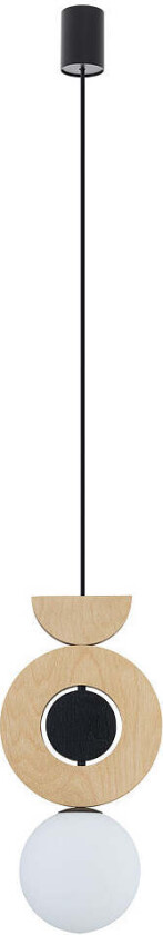 Drops wood B takpendel - Trefarget/Opal - Tre / Opal