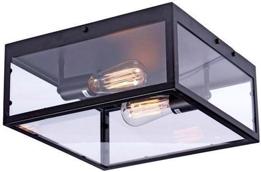 Dovre taklampe 36x36cm - Svart - Svart