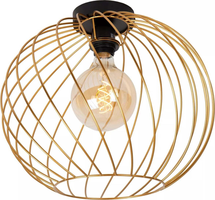 Danza taklampe 40 cm - Matt gull/messingfarget - Messing