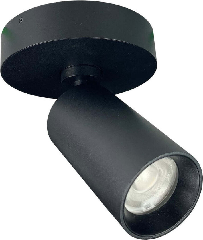 D45 spot 7W 2700K RA90 Dimbar - Svart