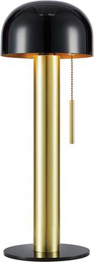 Costa bordlampe 46 cm - Svart/Messingfarget - Svart / Messing - Svart / Messing