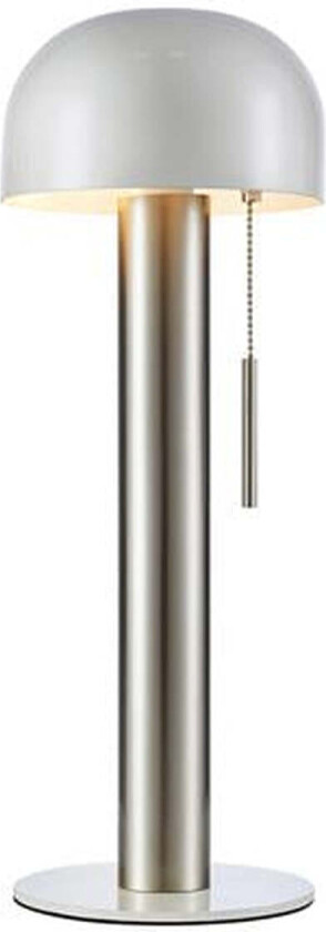 Costa bordlampe 46 cm - Hvit/Nikkelfarget - Hvit / Nikkel - Hvit / Nikkel