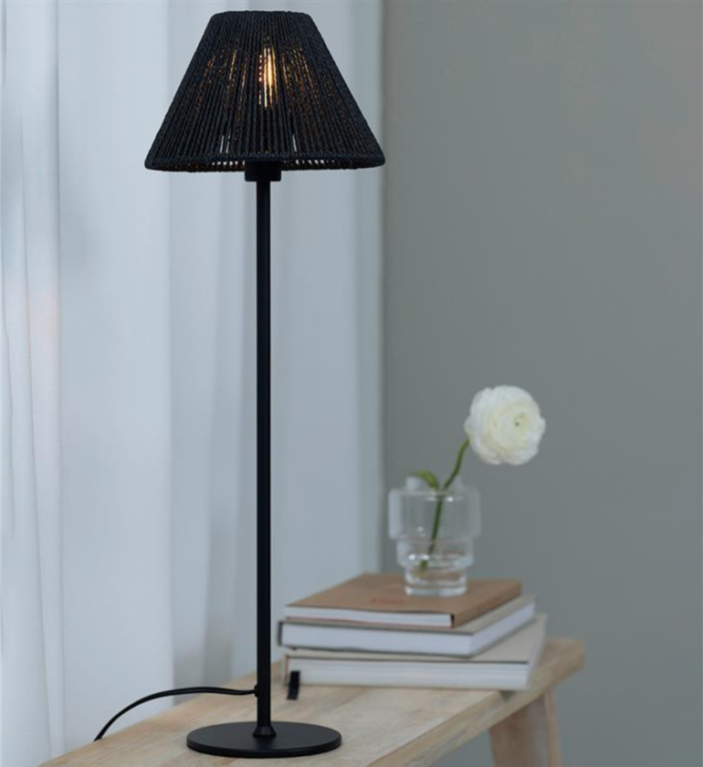Corda bordlampe - Svart - Svart - Svart
