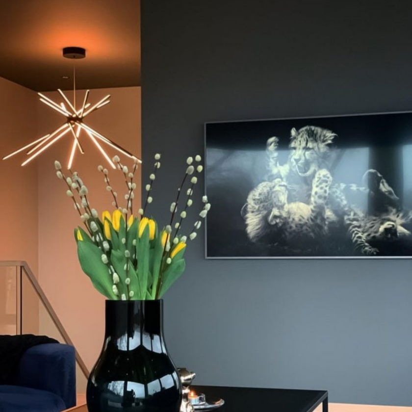 Cluster takpendel 50W Dimbar - Svart - Svart