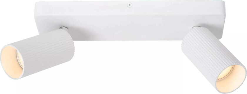 Clubs takspot 2-lys - Hvit - Hvit