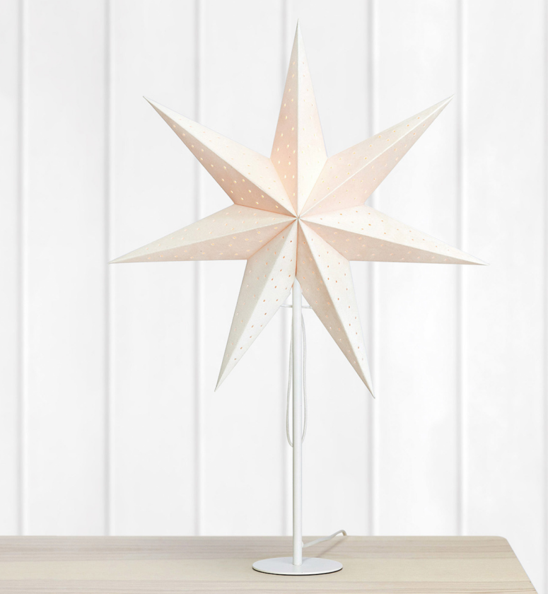 Clara adventsstjerne 45cm - hvit - Hvit - Hvit