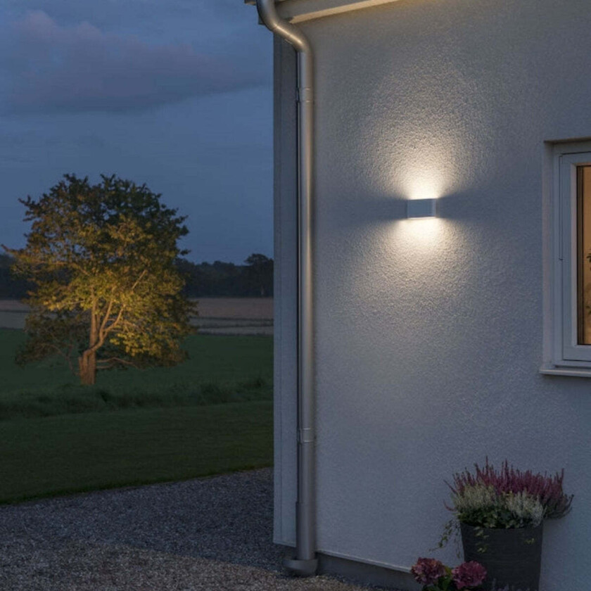 Chieri 2x6W vegglampe - Hvit - Hvit