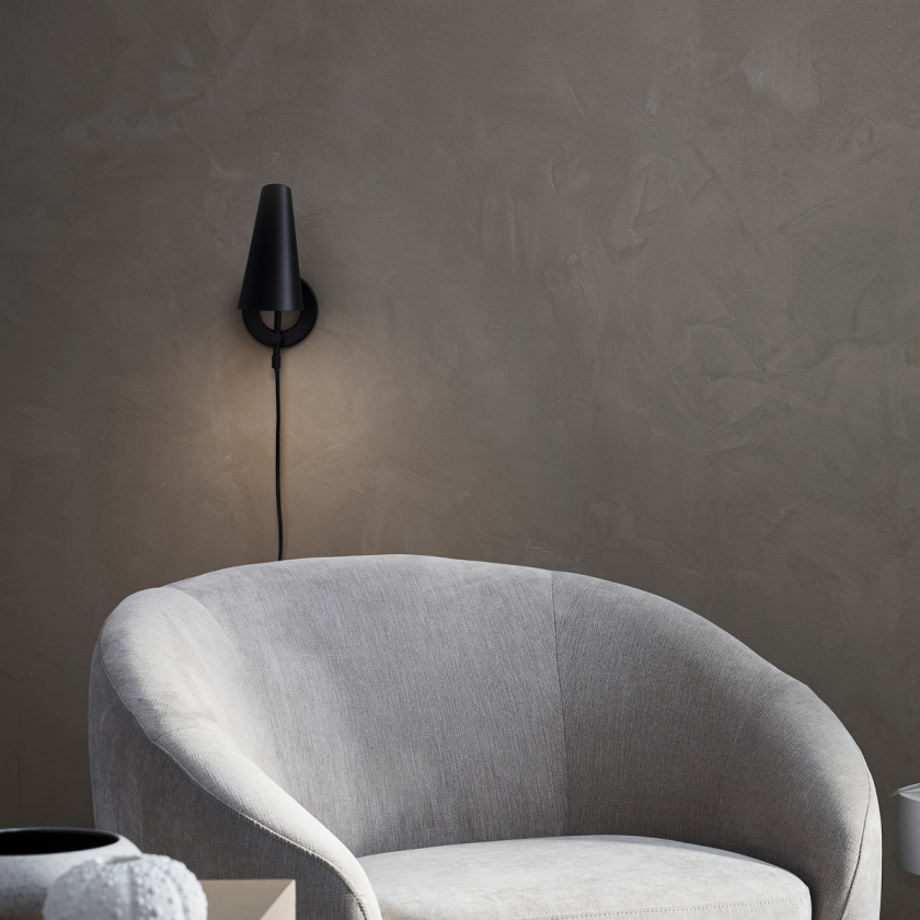 Cal vegglampe - Svart - Svart - Svart