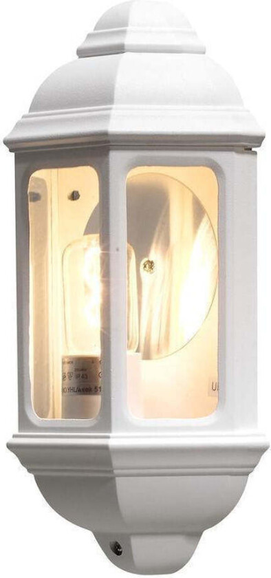 Cagliari vegglampe utendørs IP43 - Hvit - Hvit