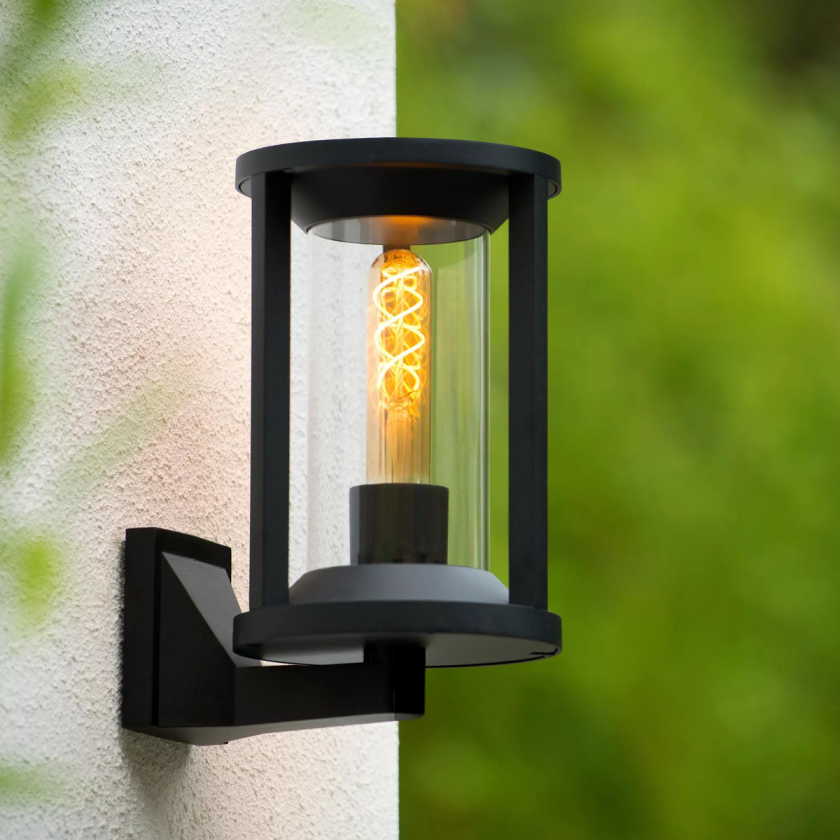 Cadix utendørs vegglampe - Svart - Svart