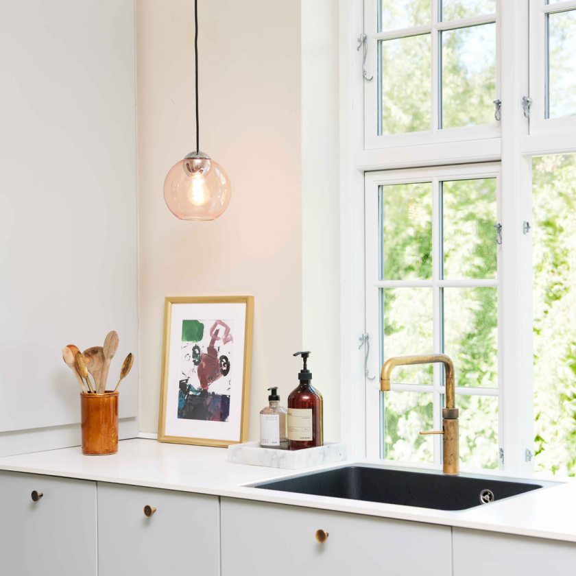 Bubbles takpendel 18 cm - Rosa - Rosa