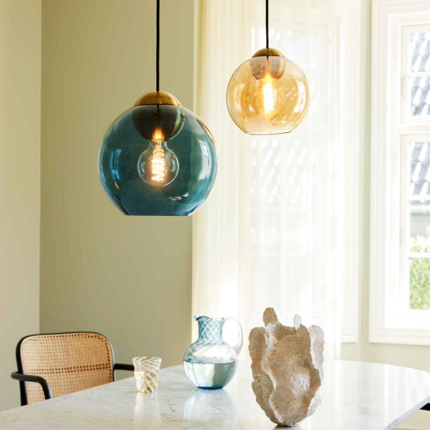 Bubbles takpendel 18 cm - Blå - Blå