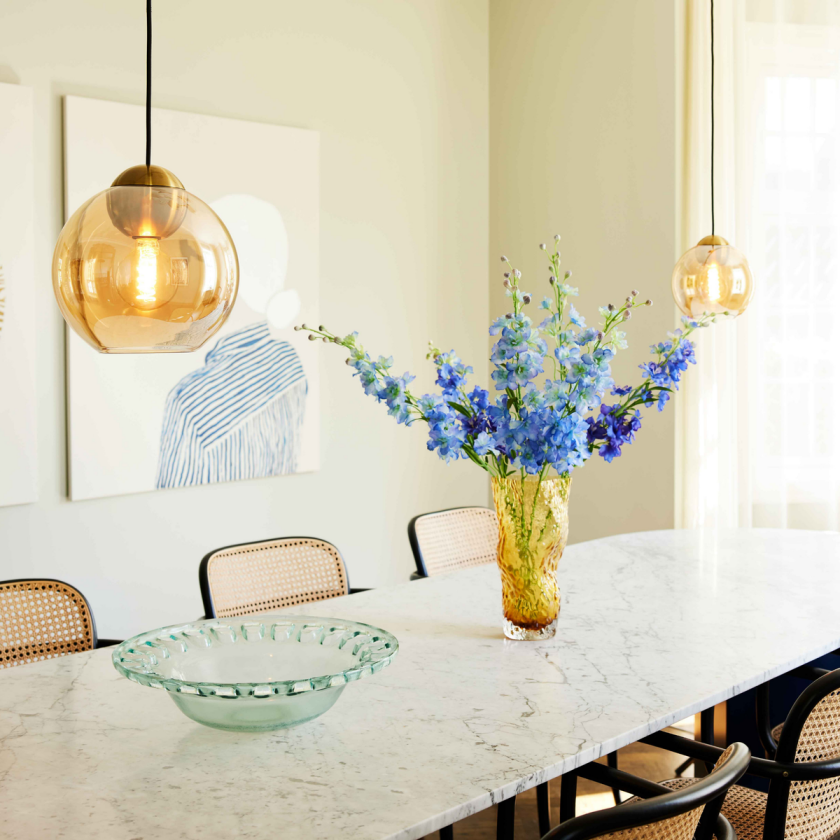 Bubbles takpendel 18 cm - Amber - Amber