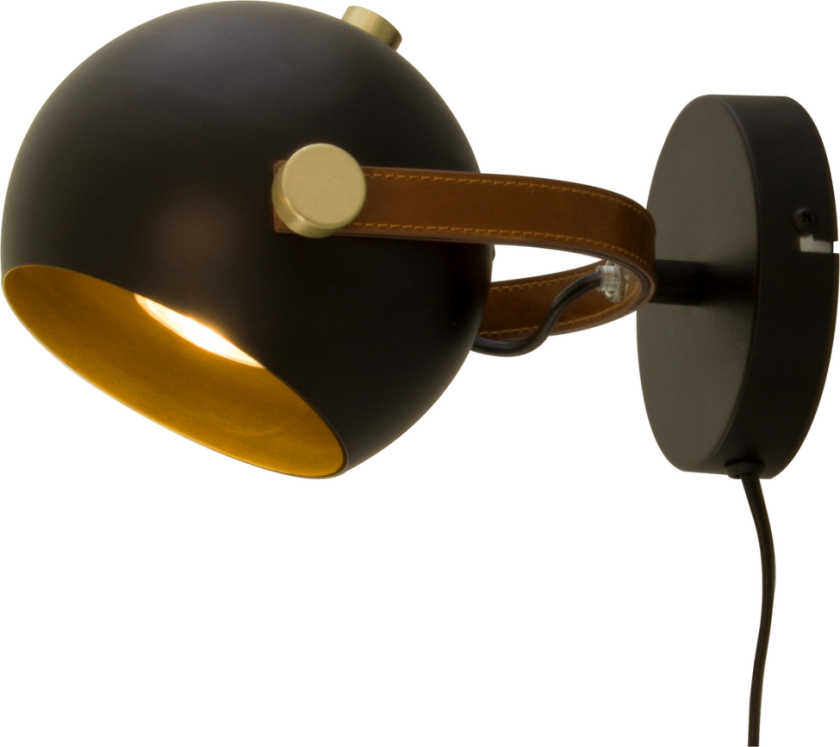 Bow vegglampe - Svart