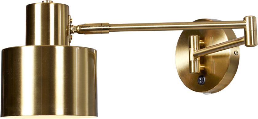 Beros vegglampe - Messingfarget