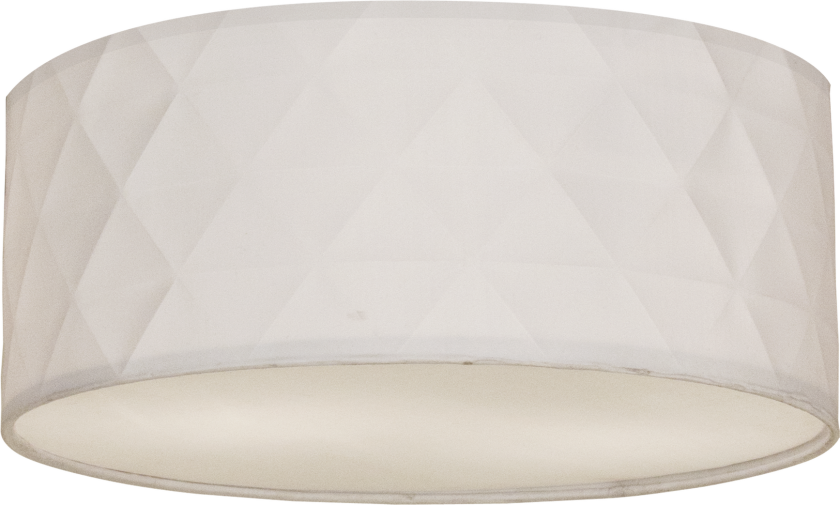 Bendir taklampe 38 cm - Hvit