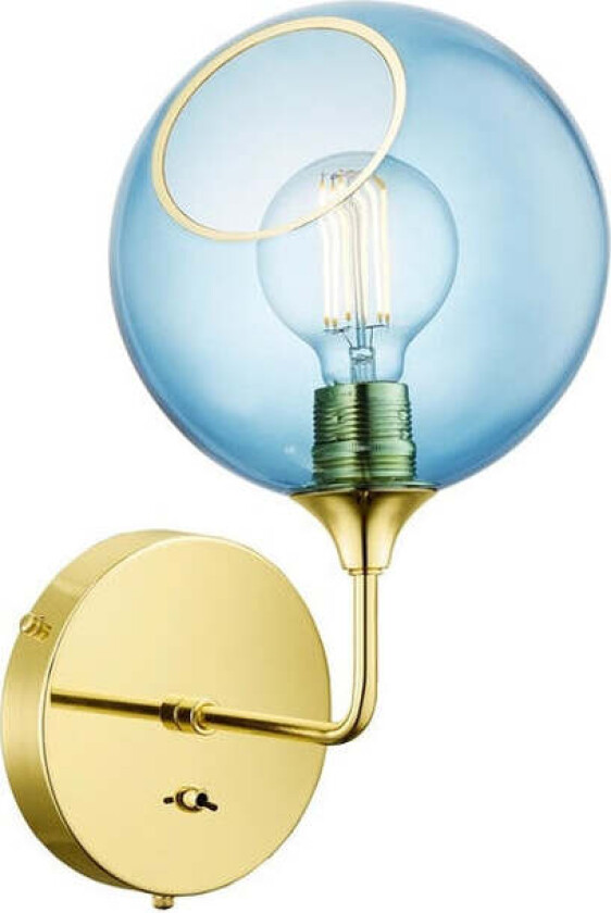 Ballroom Vegglampe 37 cm - Blå - Blå