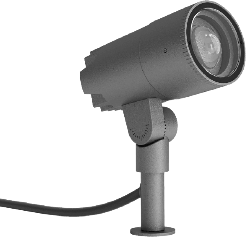 Avior Zoom uplight m/spyd 11W utendørs IP65 - Mørk grå - Grå