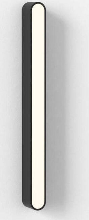 Atticus 600 vegglampe for baderom IP44 13,4W 3000 Kelvin - Dimbar - Svart