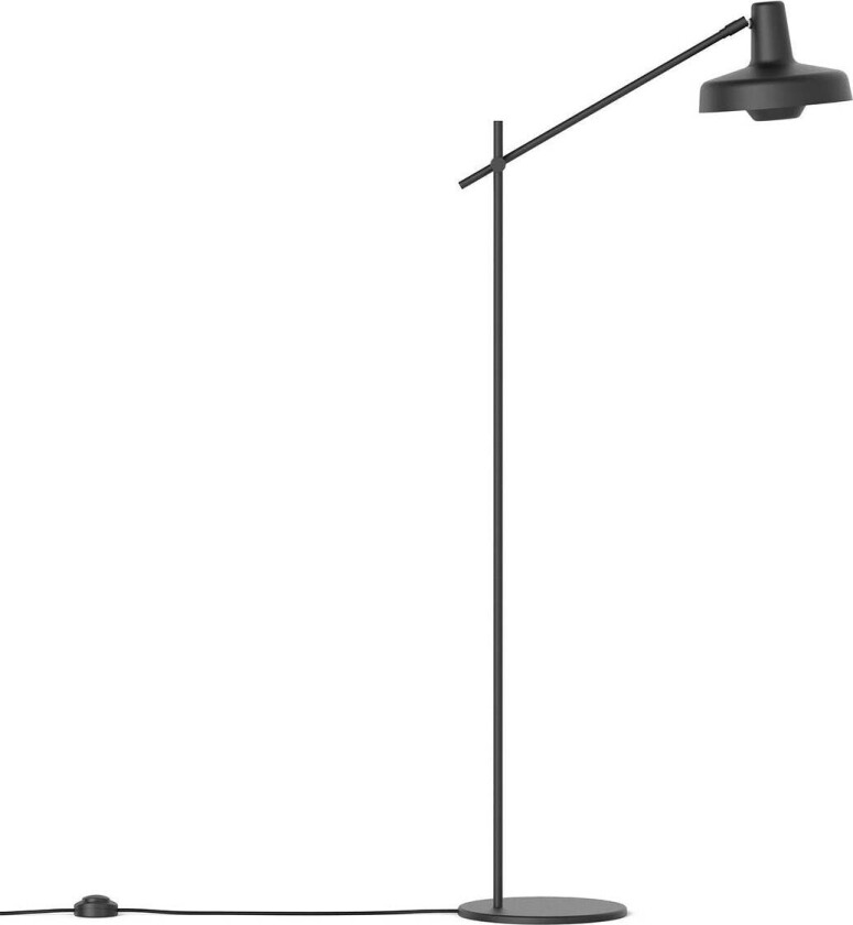 Arigato gulvlampe enkel - Svart - Svart