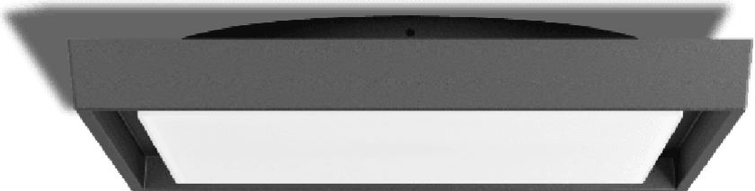 Ancha square tak/vegg utendørs IP54 30W - Mørk grå - Grå