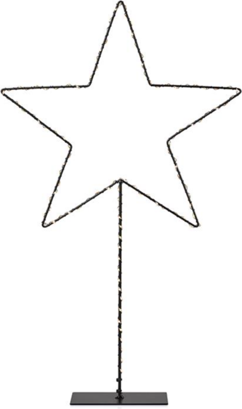 Alpha stjerne med lys bordlampe - Svart - Svart - Svart