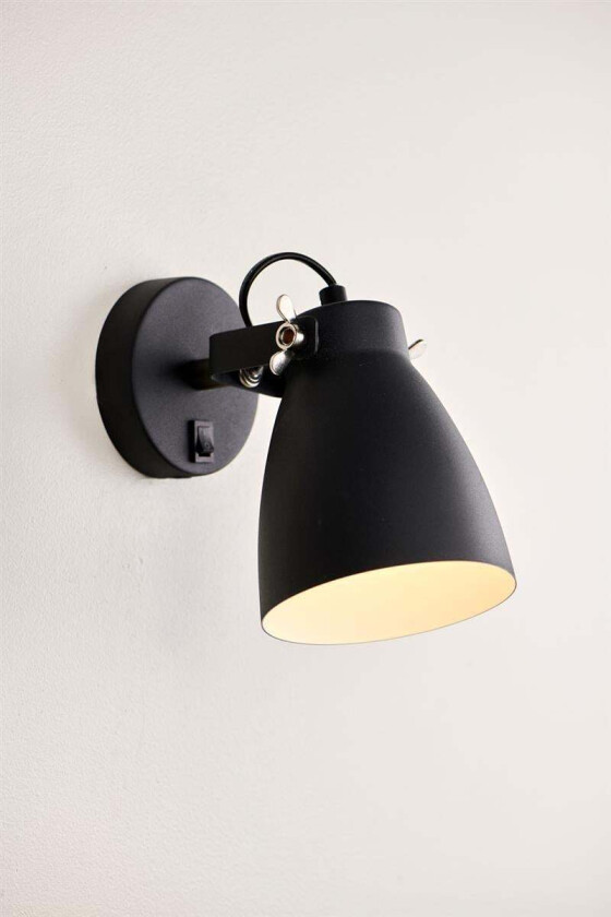 Ali vegglampe - Svart - Svart