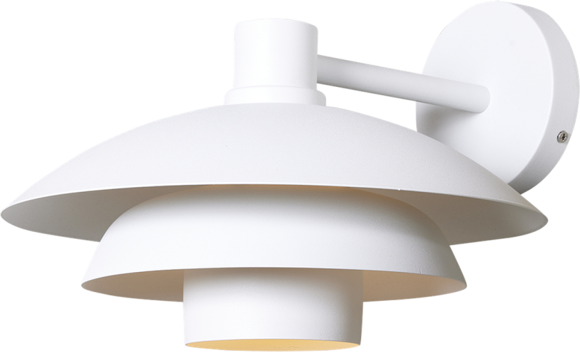 Algarve mini vegglampe utendørs IP44 - Hvit