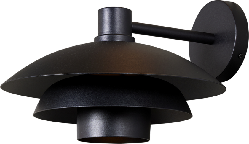 Algarve mini vegglampe utendørs IP44 - Svart