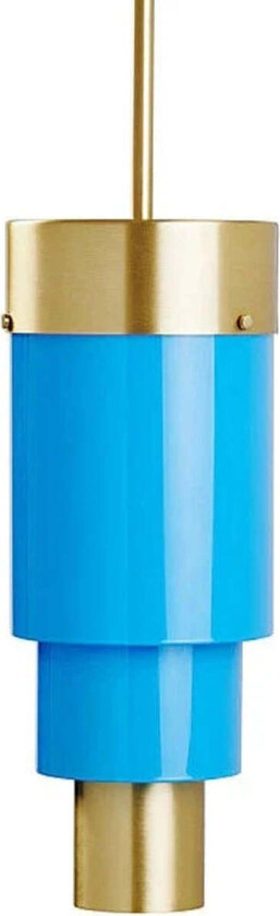 A-Spire takpendel - Messing opal blå