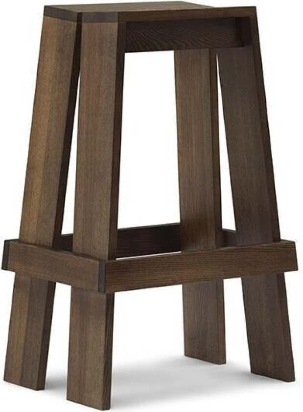 Let barkrakk 75 cm Brown Stained Ash