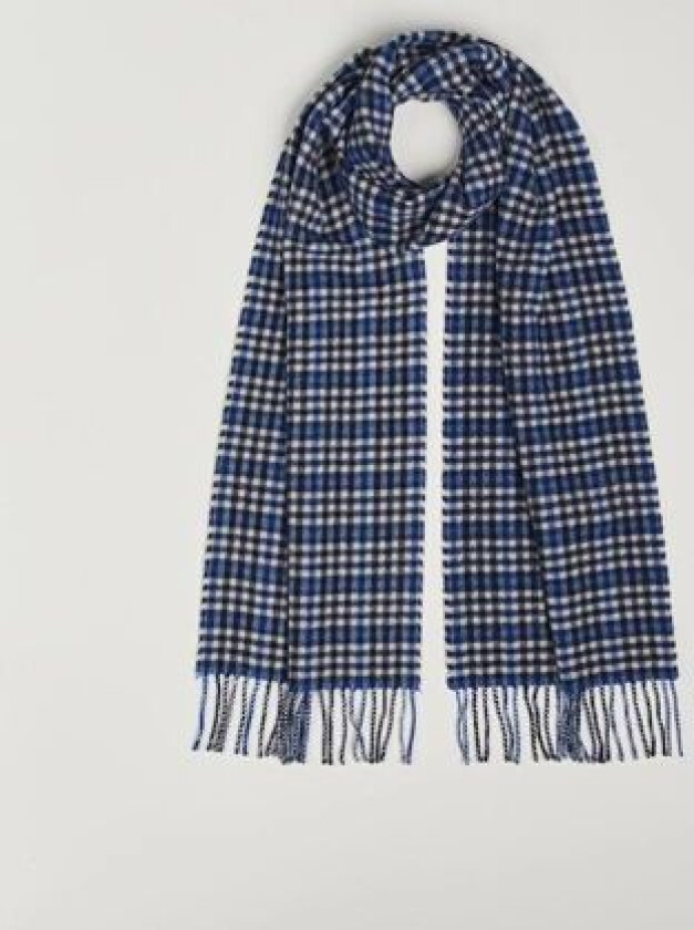 Barry Check Scarf Grey