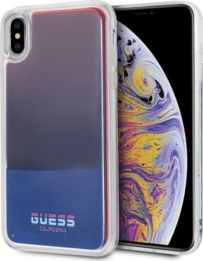 Guhci65glcre Iphone Xs Max Red/Red Hard Case California Glow In The Dark