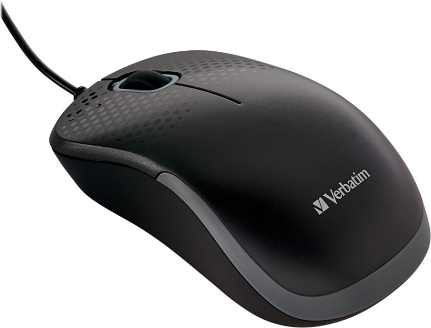 Silent Optical Mouse - Mus - Optisk - 3 Knapper - Kablet - Usb