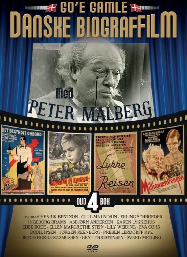 Peter Malberg - Go'e Gamle Danske Biograffilm (4 disc)