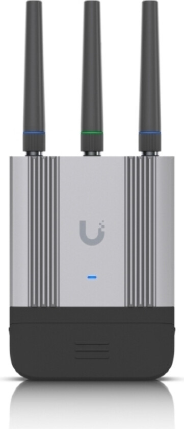 Ubiquiti Umr-Industrial, Mobilnät, Router, Svart, Grå, Gjuten Aluminium, Polykarbonat, Wall/Pole/Din-Rail Mounting, Status, Gigabit Ethernet