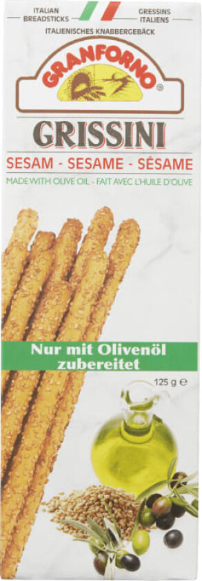 Granforno Grissini med Sesamfrø 125g