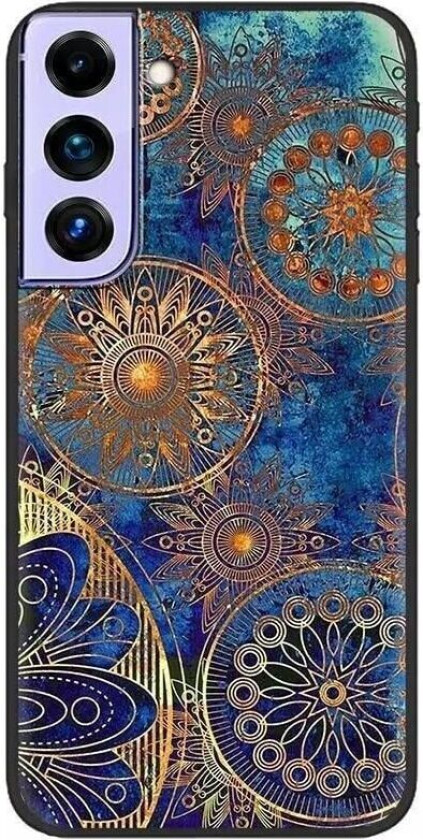 Deksel til iPhone 15, Pro & Max orientalsk blått mønster