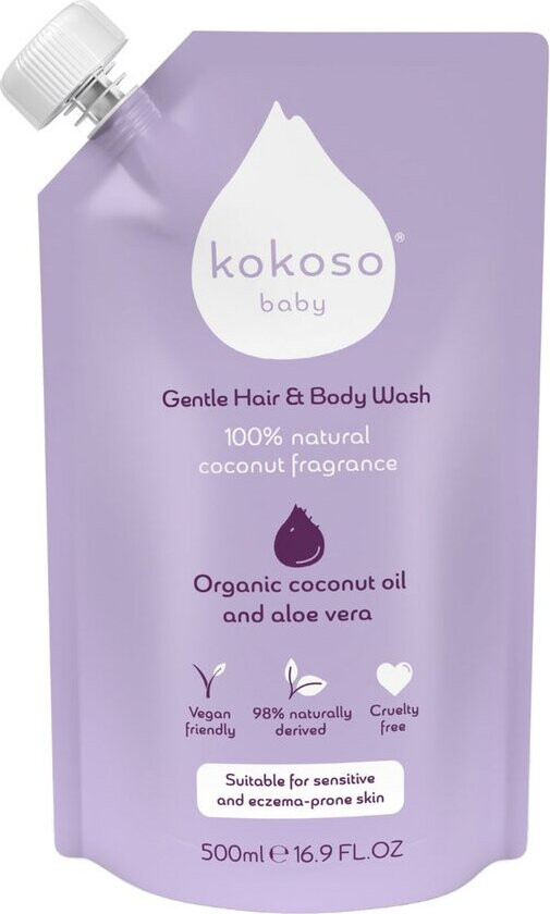 Bilde av Baby Gentle Hair & Body Wash Refill Pouch 500ml
