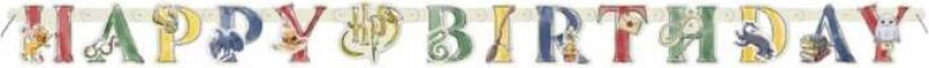 Banner Harry Potter -Happy Birthday- 1,8m